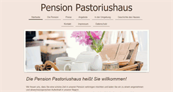Desktop Screenshot of pastoriushaus.com